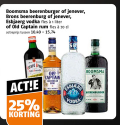 klik op dit plaatje voor een vergroting en voor vergelijkbare aanbiedingen gerelateerd aan
1 25 boomsma beerenburger jenever brons beerenburg esbjaerg vodka fles liter old captain rum actieprijs gerard friesche caribbean well 1 25 boomsma beerenburger jenever brons beerenburg esbjaerg vodka fles liter old captain rum actieprijs gerard friesche caribbean well