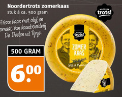  noordertrots kaas 500 600 zomerkaas stuk ca. frisse olijf tomaat kaasboerderij deelen trots zomer fris noorder 