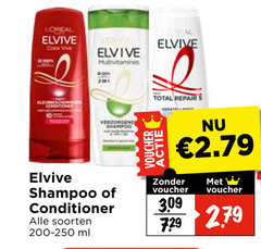 klik op dit plaatje voor een vergroting en voor vergelijkbare aanbiedingen gerelateerd aan
5 100 279 loreal elvive color vive multivitamines a100 total repair verzorgend shampoo conditioner soorten ml voucher 5 100 279 loreal elvive color vive multivitamines a100 total repair verzorgend shampoo conditioner soorten ml voucher