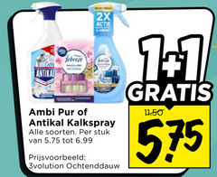  1 antikal febreze ambi pur 2x soorten stuk ochtenddauw 