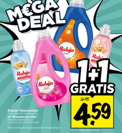  robijn wasverzachter wasmiddel 24 30 mega deal color glansmiddel rob mado jasmin vloeibaar wasbeurten fles stuk pink sensation klein 