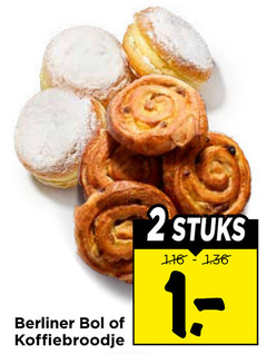  roombroodjes 2 berliner bol koffiebroodje stuks 