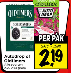  219 zure cadillacs auto oldtimers drop scheepsknopen autodrop soorten pak 