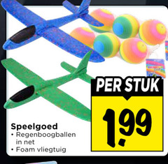  speelgoed foam vliegtuig stuk 