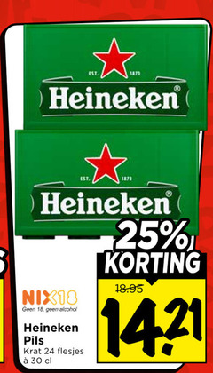  heineken krat bier 18 24 25 30 nix18 alcohol pils 