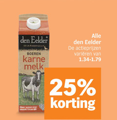  den eelder karnemelk melk 25 boeren scan varieeren 