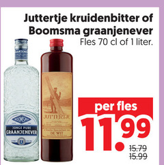  juttertje boomsma jenever kruidenbitter 1 graanjenever fles liter jonge wit 