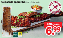  spareribs 700 gegaarde pittig bbq style slagerij beter leven 