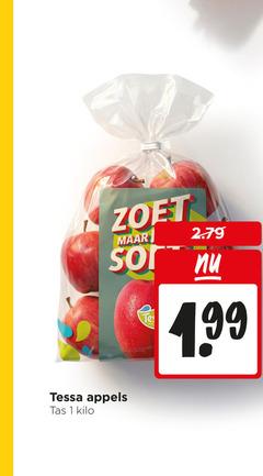  appels 1 zoet tessa tas kilo 