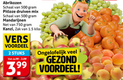 klik op dit plaatje voor een vergroting en voor vergelijkbare aanbiedingen gerelateerd aan
druiven mandarijnen abrikozen 2 500 750 schaal pitloze mix kanzi zak kilo vers voordeel stuks gezond druiven mandarijnen abrikozen 2 500 750 schaal pitloze mix kanzi zak kilo vers voordeel stuks gezond