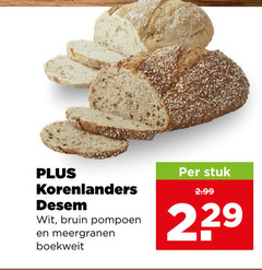  brood korenlanders wit bruin pompoen meergranen boekweit stuk 