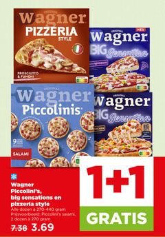 wagner diepvriespizza 1 2 original pizzeria style sean pizza big sensation pepperoni sausage green prosciutto funghi nutri score piccolinis perfekt bell peppers city stuks salami sensations dozen 