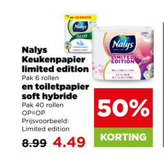  nalys keukenpapier toiletpapier 6 10 30 40 50 soft limited edition pak rollen hybride magisch koken la magie cuisine 