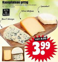  kaasplateau pittig petrus camembert bleu stuk bits bites 3.99 
