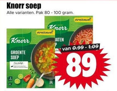  knorr soep 80 100 pak vernieuwd laten groente 