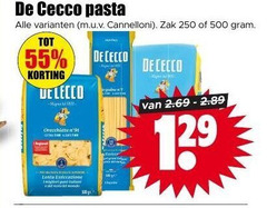  de cecco pasta 55 250 500 cannelloni zak lecco 300g 