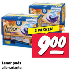  lenor wasmiddel 2 10 5x pakken 