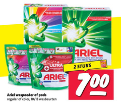  ariel wasmiddel 2 10 700 color ultra original technologie anti it stuks waspoeder regular 13 wasbeurten 