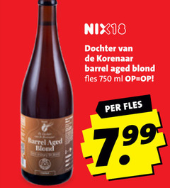  speciaalbieren 750 barrel aged blond nix18 dochter korenaar fles ml 