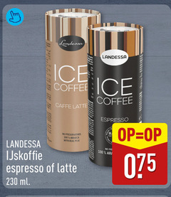  landessa ijskoffie 100 ice coffee caffe latte preservatives arabica with real milk espresso ml 