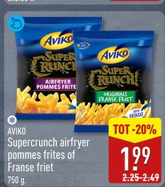  aviko patat 20 100 750 super airfryer pommes red originals franse friet krokant supercrunch frites 