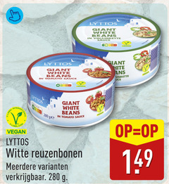  bonen giant white beans vinaigrette sauce tomato label international ge witte reuzenbonen meerdere 