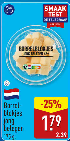  telegraaf borrelblokjes jong belegen 48 nutri score borrel blokjes 