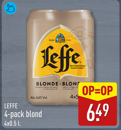  leffe blikjes bier 4 anno biere belge belgisch abdijbier blonde blond nuances vanille clou 6 pack l subtiel vleugje kruidnagel 