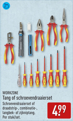 klik op dit plaatje voor een vergroting en voor vergelijkbare aanbiedingen gerelateerd aan
workzone tang schroevendraaierset langbektang zijkniptang stuk workzone tang schroevendraaierset langbektang zijkniptang stuk