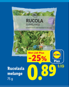  rucola slamelange rode bietenblad talloch rucolasla melange 