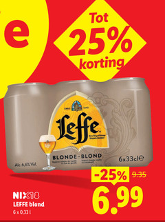  leffe blikjes bier 6 25 anno belge belgisch blonde blond villeroy nuances vanille clos nix18 