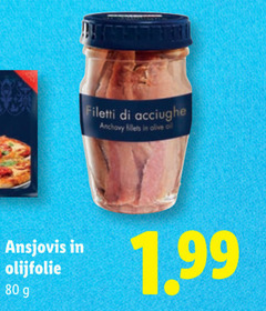  80 filetti anchovy fillets olive oil ansjovis olijfolie 