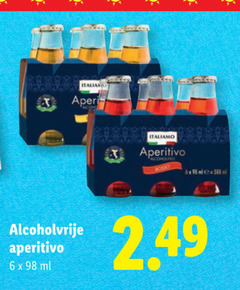  italiamo aperitief 6 italian aperitivo ml alcoholvrije 