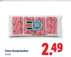  koeken 8 oranje friese stuks pond 
