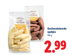  160 petit village chocolade spekjes gechocolateerde 