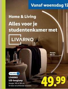  woensdag home living studentenkamer livarno hoogte cm online led booglamp twee 