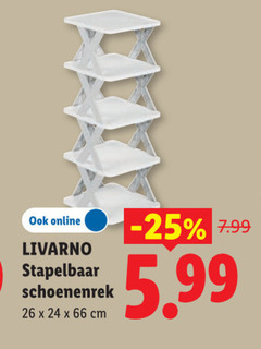 klik op dit plaatje voor een vergroting en voor vergelijkbare aanbiedingen gerelateerd aan
24 26 online livarno stapelbaar schoenenrek cm 5.99 24 26 online livarno stapelbaar schoenenrek cm 5.99