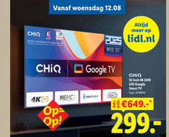  55 woensdag event sponsor world cup lidl.nl google tv voice control hdmi led smart 
