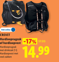 11 online crivit hardloopvest zakken 