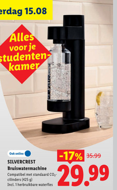  silvercrest frisdrankautomaat 1 kamer online 99 compatibel cilinders herbruikbare waterfles 