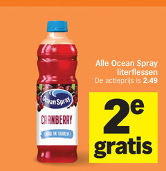 klik op dit plaatje voor een vergroting en voor vergelijkbare aanbiedingen gerelateerd aan
ocean spray cranberry laag suiker literflessen actieprijs 2e ocean spray cranberry laag suiker literflessen actieprijs 2e
