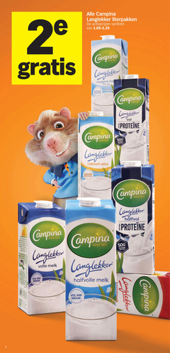  campina melk yoghurt 7 2 langlekker varieeren anno vet calcium proteine pak halfvol da ond volle halfvolle 