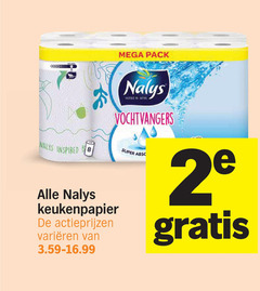  nalys keukenpapier mega pack vochtvangers inspired varieeren super 2 