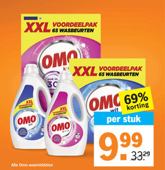  omo wasmiddel 30 65 69 xxl wasbeurten hygienisch schoon wit wasmiddelen kleur stuk 