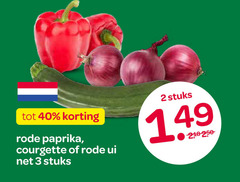 klik op dit plaatje voor een vergroting en voor vergelijkbare aanbiedingen gerelateerd aan
paprika courgette 2 3 40 rode ui stuks paprika courgette 2 3 40 rode ui stuks