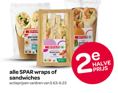  gerookt zalm bacon pulled wraps sandwiches varieeren halve 
