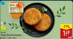  vegetarisch 2 200 my burger plant based oriental high protein label oosterse burgers inhoud stuks 