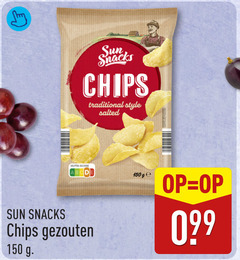  chips 150 sun snacks traditional style salted nutri score gezouten ge 