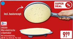  3 20 48 600 basisrecept jaar mini elektrische antiaanbaklaag ca. cm stuk super deal 
