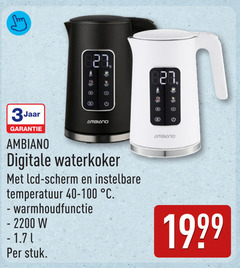  3 27 jaar digitale waterkoker lcd scherm instelbare temperatuur warmhoudfunctie stuk 